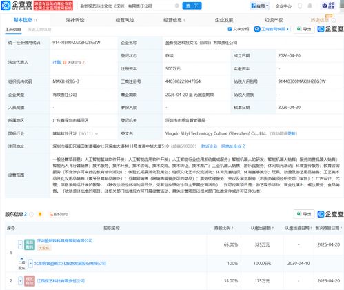 盈新發(fā)展與多家企業(yè)合資成立科技文化公司，涵蓋多項(xiàng)AI業(yè)務(wù)及基礎(chǔ)軟件開(kāi)發(fā)